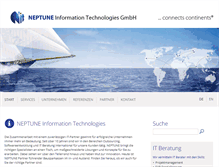 Tablet Screenshot of neptune-int.com